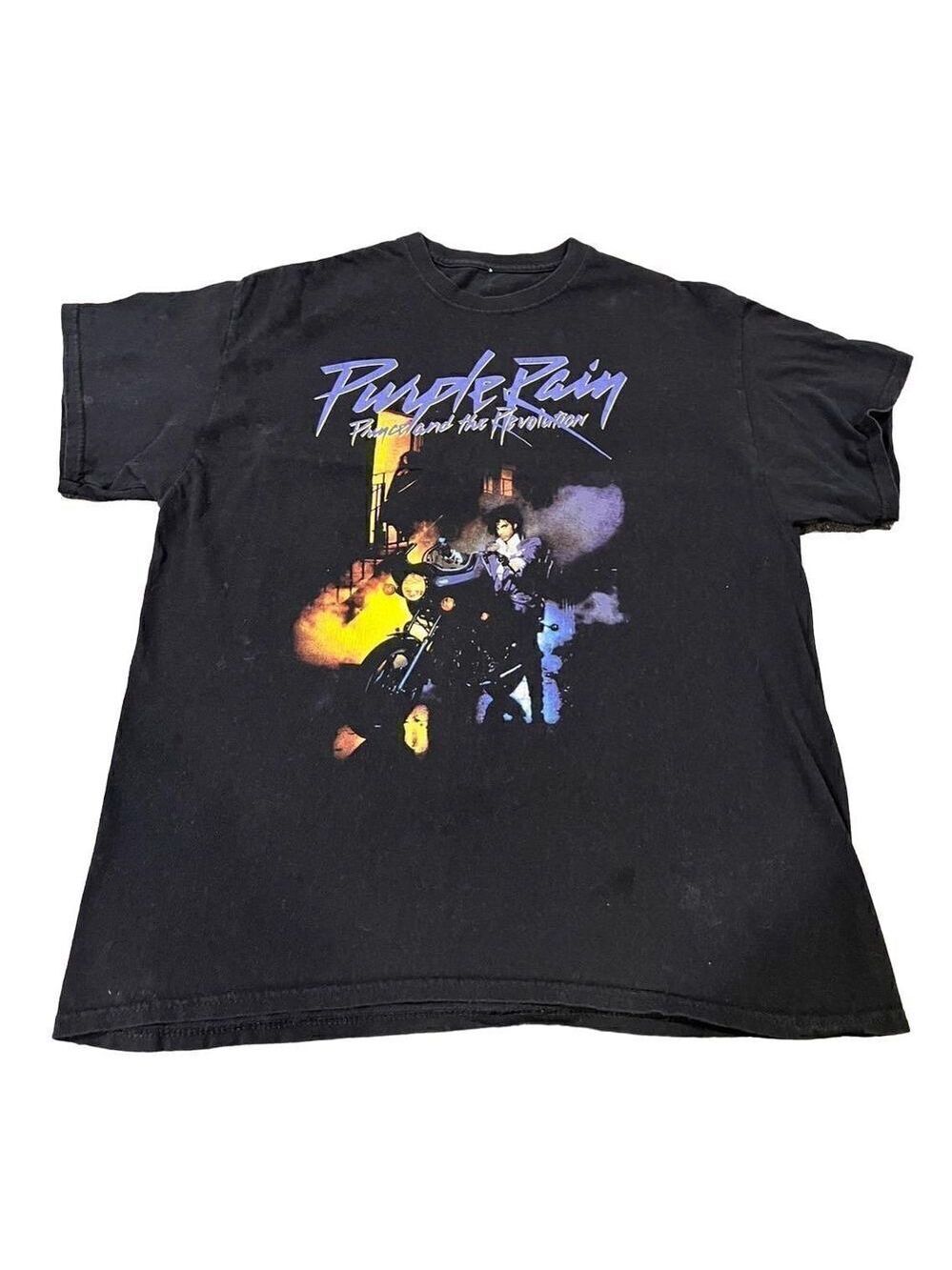 VTG Prince Purple Rain logo T- Shirt size L